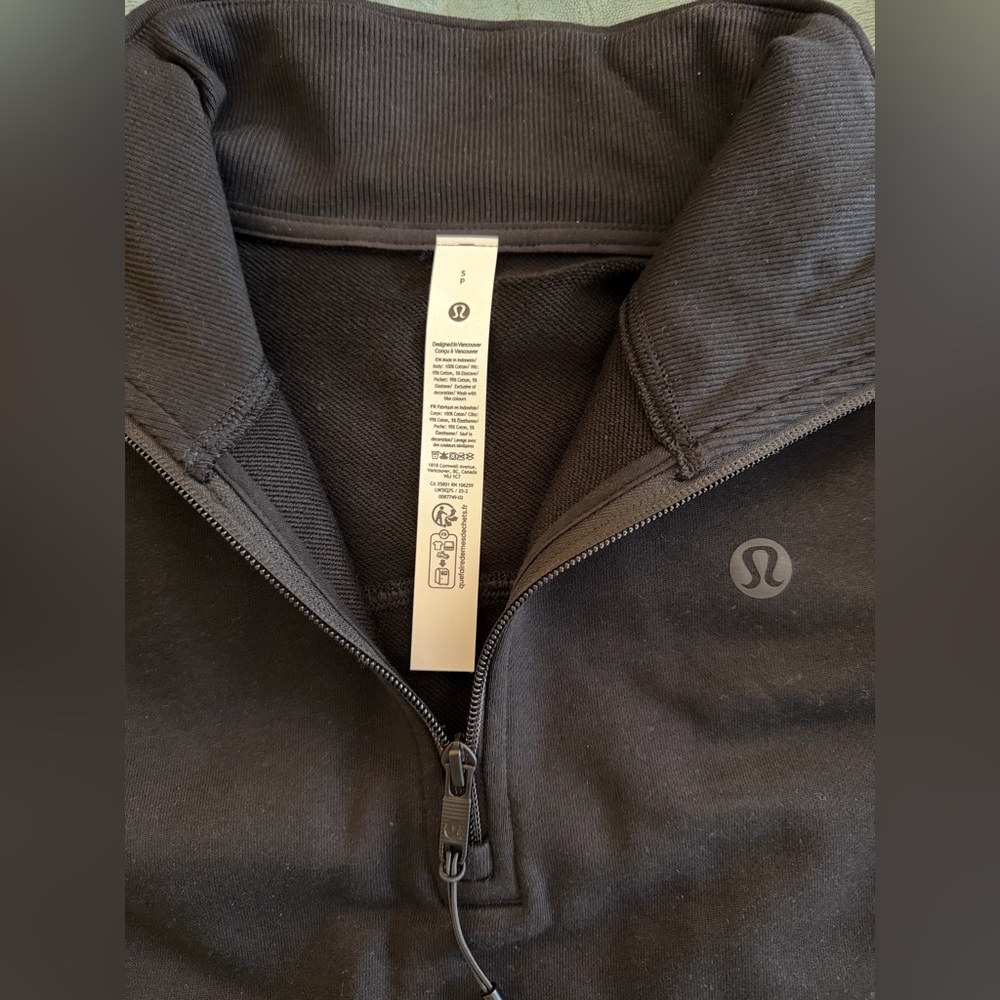 lululemon Cotton Terry Tennis Half Zip - Picture 6 of 6